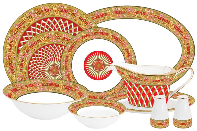 Обеденный сервиз Аурелия, 6 персон, 26 предметов Royal Crown