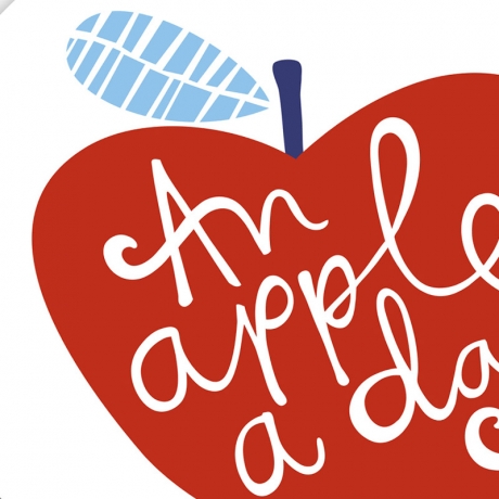 Доска для готовки и защиты рабочей поверхности An apple a day