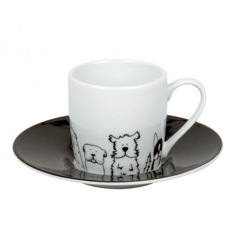 Кофейная пара эспрессо, 85 мл. "Забавные собаки" Koenitz