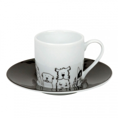 Кофейная пара эспрессо, 85 мл. "Забавные собаки" Koenitz