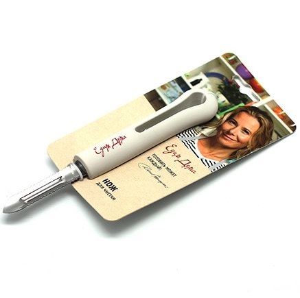 Нож для чистки, Едим Дома, белый