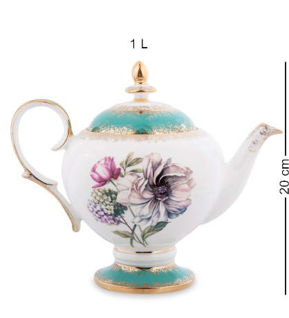 JK- 20 Чайный сервиз на 6 перс."Цветок Неаполя" (Pavone)