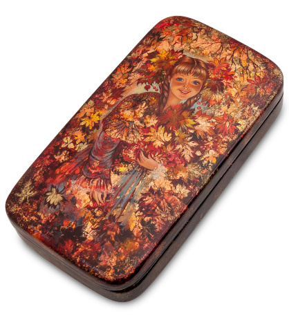 ШК-30/ 82 Шкатулка "Осень" исп.Смирнова