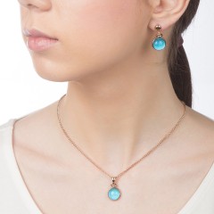 Колье Caneva Big aqua Qudo