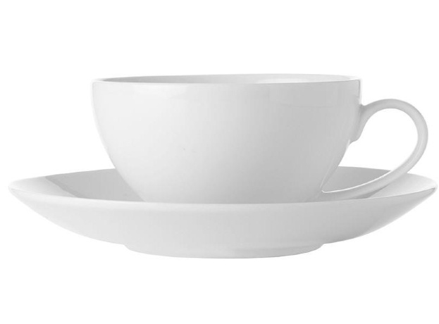 Чашка с блюдцем Белая коллекция, 250 мл. Maxwell & Williams