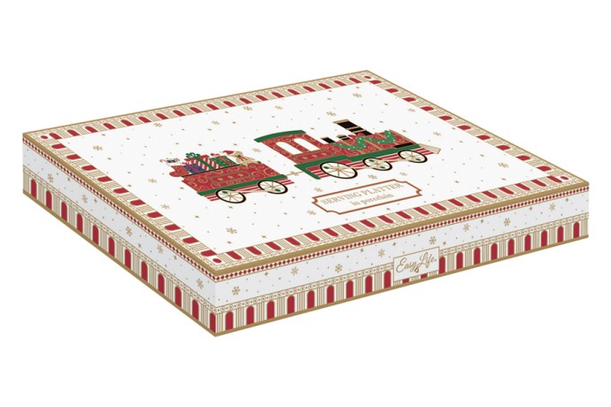 Блюдо (паровоз) Полярный экспресс, 25,5х15 см. Easy Life