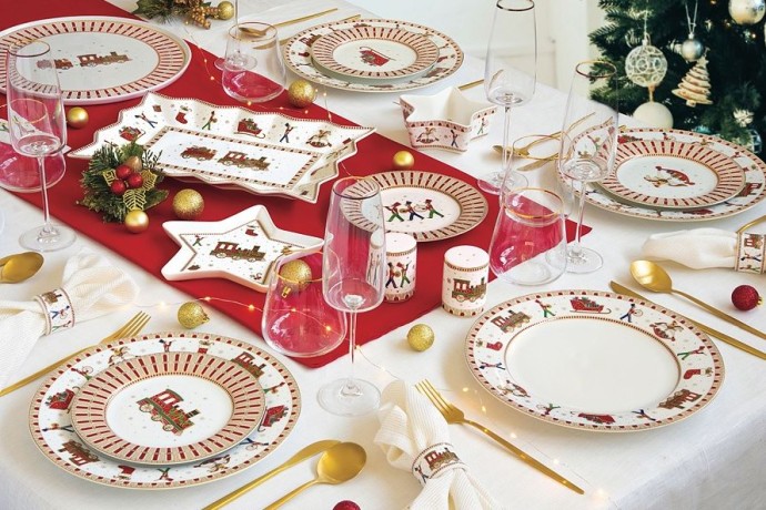 Блюдо (паровоз) Полярный экспресс, 25,5х15 см. Easy Life