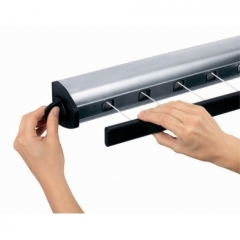 Вытяжная настенная сушилка для белья (22 м навески), Стальной матовый Brabantia