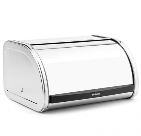 Хлебница со сдвигающейся крышкой (малая), Стальной полированный Brabantia