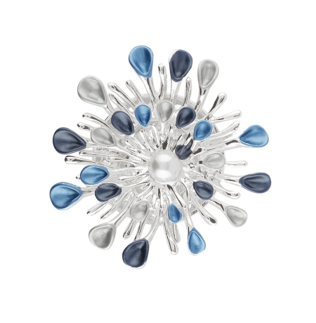 Брошь Салют XZ0726.22 BL/S Shadore