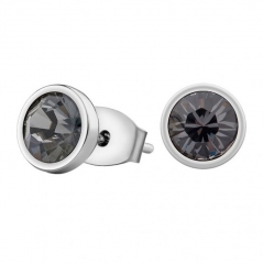 Пусеты Crystal Silver Night SWE297 CSN S Fiore Luna