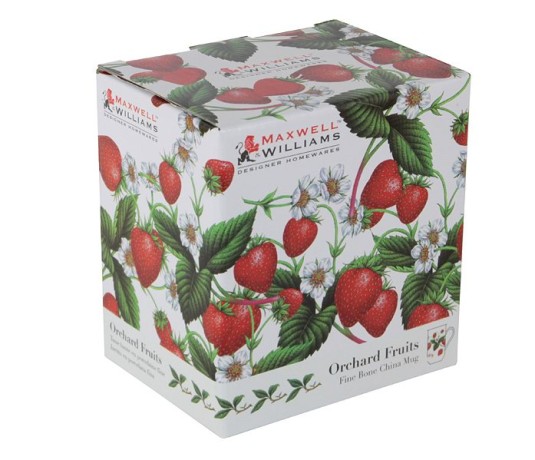 Чашка с блюдцем Земляника, 0.48 л. Maxwell & Williams