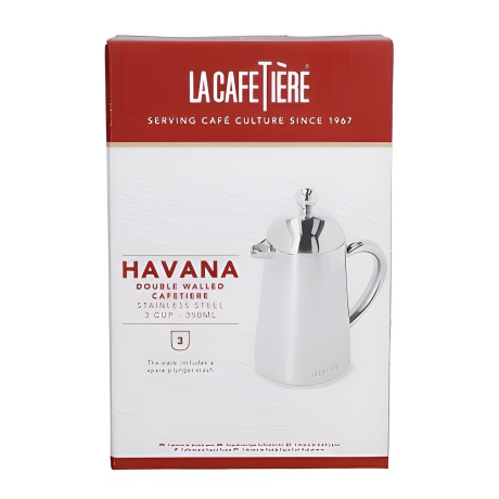 Кофейник Havana с двойными стенками, на 3 чашки, 350 мл. La Cafetière, нерж/сталь