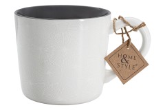 Кружка Frost, серая, 0,45 л. Home & Style