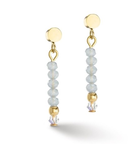 Пусеты Ice Blue Coeur de Lion