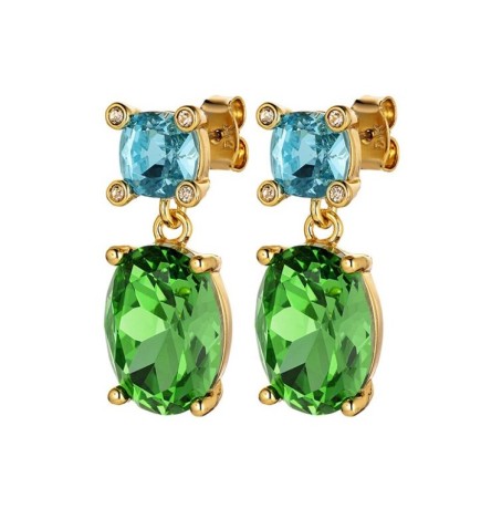 Серьги ANTONIA SG AQUA/GREEN 420093 BL/G/G Dyrberg Kern