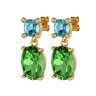Серьги ANTONIA SG AQUA/GREEN 420093 BL/G/G Dyrberg Kern