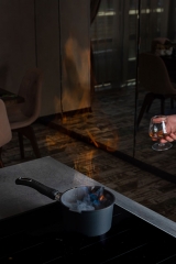 Ковш индукционный, 1,3 л. 16 см. с фиксированной ручкой Gastrolux