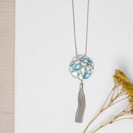 Колье Мозаика BXL3789.20 BL/S Shadore 	