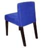 Стул мягкий с низкой спинкой синий Junior