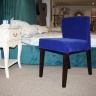 Стул мягкий с низкой спинкой синий Junior