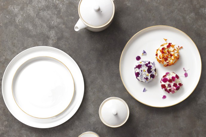 Тарелка закусочная Кашемир Голд, 20 см. Maxwell & Williams