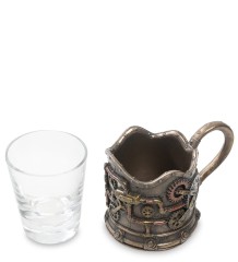 WS-276 Стакан с подстаканником в стиле Стимпанк