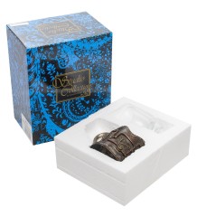 WS-276 Стакан с подстаканником в стиле Стимпанк