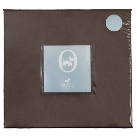 Простыня прямая (SB), сатин, 240x280см. шоколад, BOVI