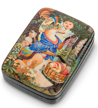 ШК-30/ 37 Шкатулка "Колобок" Каратаева К.