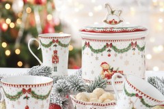 Кружка, 300 мл, фарфор P, белая, Щелкунчик и фея, Magie de Noel, Easy Life