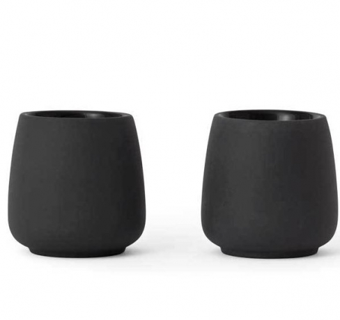 Чайный стакан Nicola™ 80 мл. 2 предмета, серый Viva Scandinavia