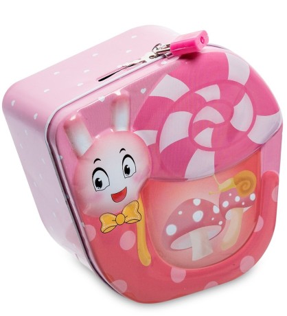 BX- 43/4 Металлическая копилка "Улитка"