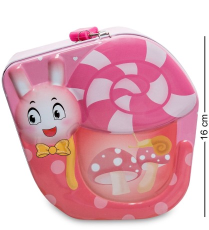 BX- 43/4 Металлическая копилка "Улитка"