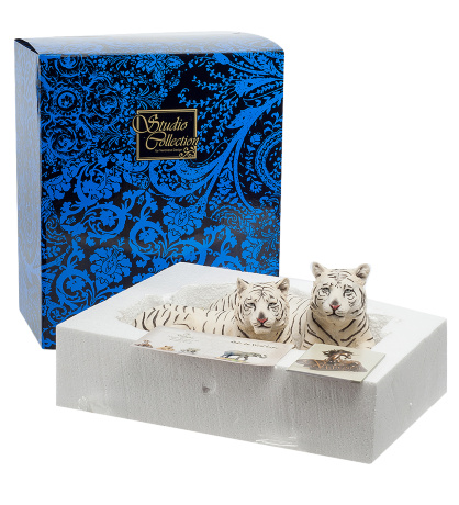 WS-703 Статуэтка "Белые тигры"