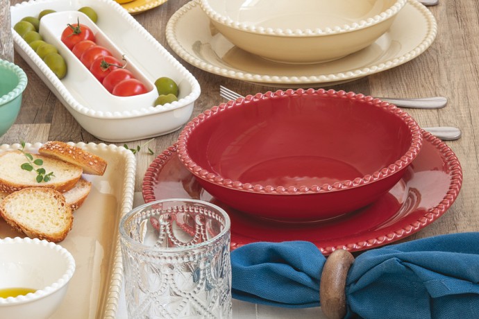 Чашка с блюдцем Tiffany, бургунди, 0,11л. Easy Life