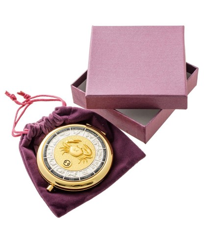 WIN- 01- 2 Зеркало зол. "Знак Зодиака - Рак"