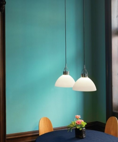 Подвесной светильник DENVER, Ø15, опал/стекло, Halo Design