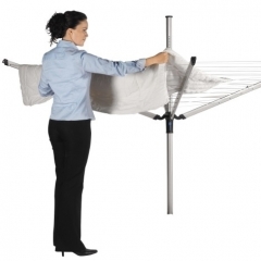 Уличная сушилка Lift-O-Matic Advance (50 м навески), с чехлом и мешком для прищепок Brabantia