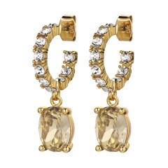 Серьги BARBARA SG GOLDEN / CRYSTAL