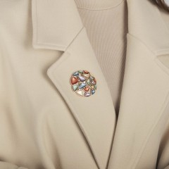 Брошь Мозаика XZ0574.11 V/G Shadore 	 