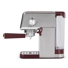 Кофеварка эспрессо цифровая электрическая, Leonardo Berlinger Haus, бордовый