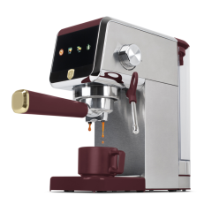 Кофеварка эспрессо цифровая электрическая, Leonardo Berlinger Haus, бордовый