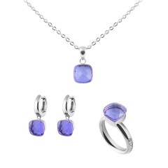 Кольцо Firenze medium orchid 18 мм. 611973 R/S Qudo