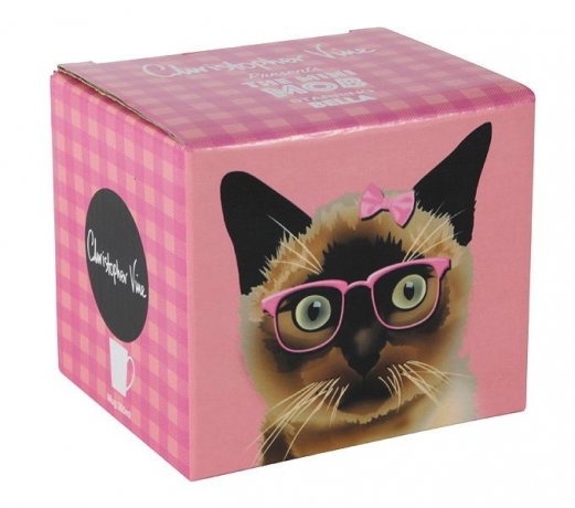 Кружка "Бэлла" 350 мл. розовый, Christopher Vine