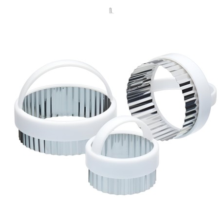 Набор из 3 рифленых формочек для выпечки KC Kitchen Craft