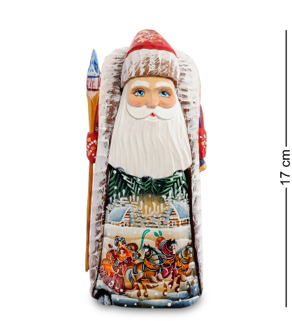 РД- 25 Фигурка Дед Мороз (Резной) 20см