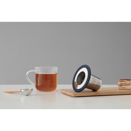 Складное ситечко для заваривания чая Infusion, синий, Viva Scandinavia