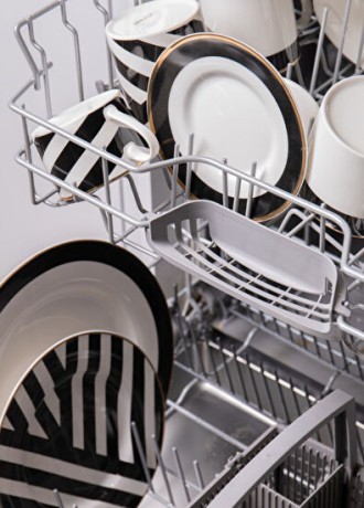 Набор из 4 пиал для хлопьев фарфоровые Luxe Deco, 14 см. Mikasa Kitchen Craft