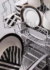 Набор из 4 пиал для хлопьев фарфоровые Luxe Deco, 14 см. Mikasa Kitchen Craft